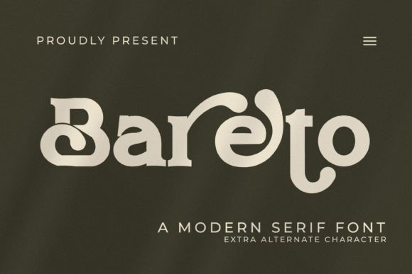 Bareto: A Serif Font for Makers