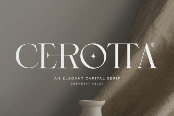 Cerotta: A Serif Font for Editorial Elegance
