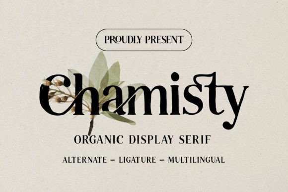 Chamisty: A Serif That Speaks With Quiet Confidence