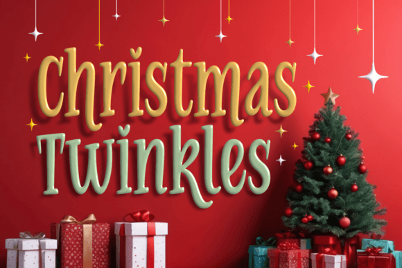 Christmas Twinkles: A Serif Font for Branding