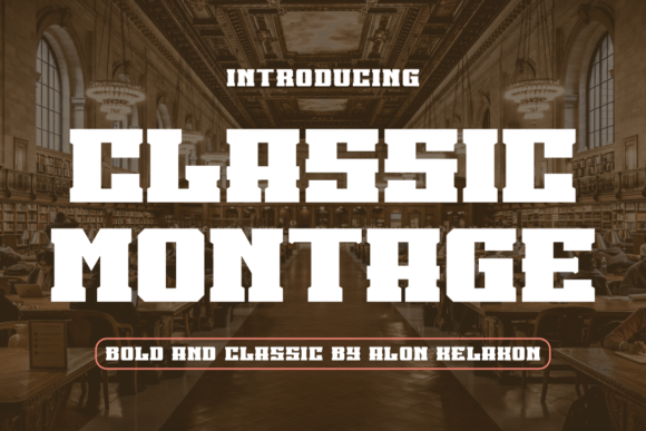 Classic Montage: A Serif Font for Digital Design