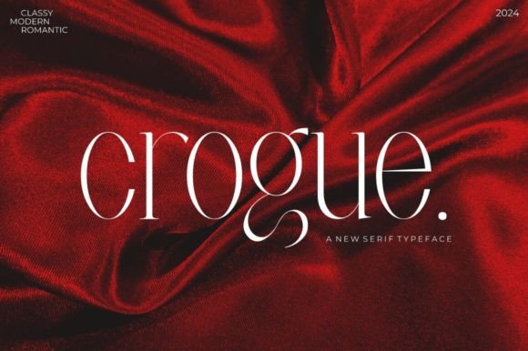 Crogue: A Serif Typeface for Modern Web Design