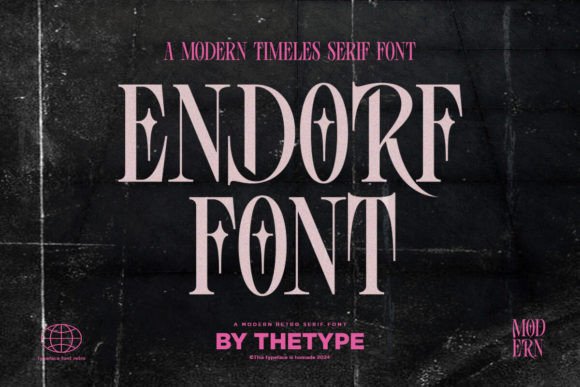 Endorf: A Timeless Serif Font for Editorial Design