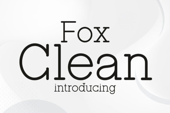 Fox Clean Typeface for Modern Branding