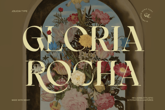 Gloria Rocha: A Serif Font for Bold Campaigns