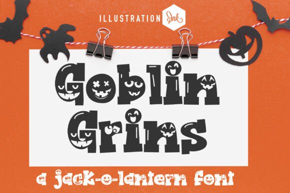 Goblin Grins: A Playful Serif Font for Crafters