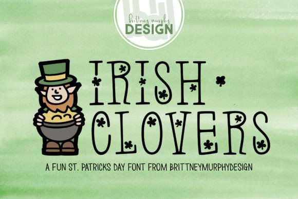 Irish Clovers: A Playful Serif Font for Web Design