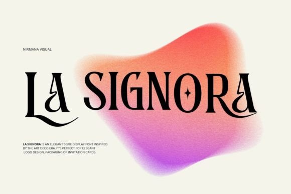 La Signora: A Serif Typeface for Editorial Grace