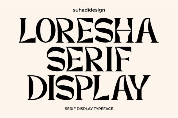 Loresha: A Timeless Serif Font for Editorial Design