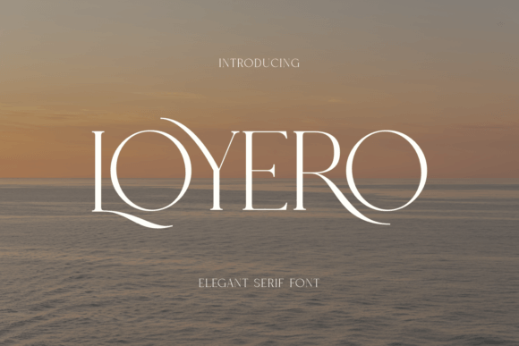 Loyero: A Serif Font for Elegant Editorial Design