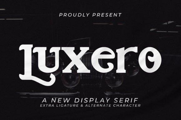 Luxero Typeface: Elevate Your Brand Visuals