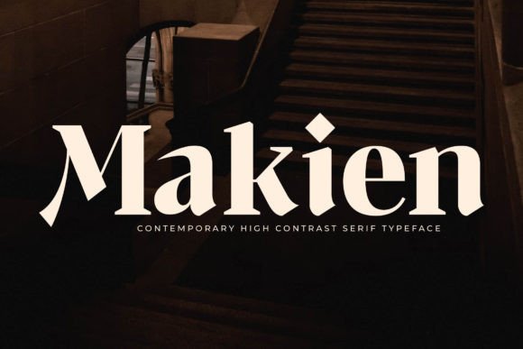 Makien Serif Typeface for Polished Branding