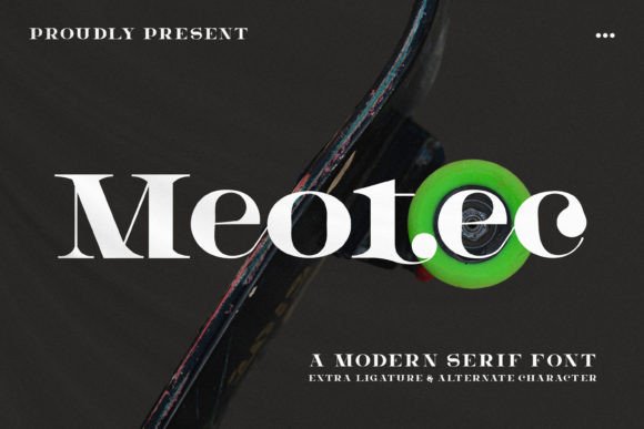 Meotec: A Serif Font for Elegant Web Design