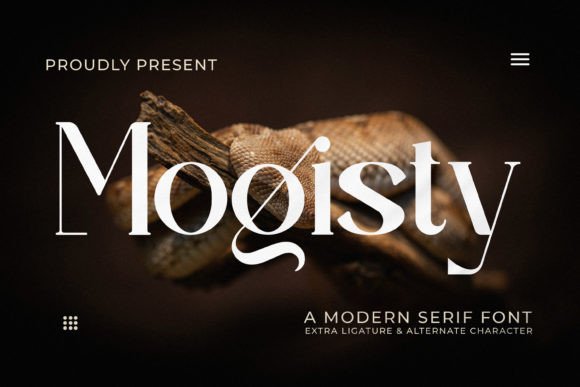 Mogisty: A Serif Typeface for Editorial Calm