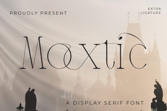 Moxtic Typeface: Elegant Serif for Editorial Design