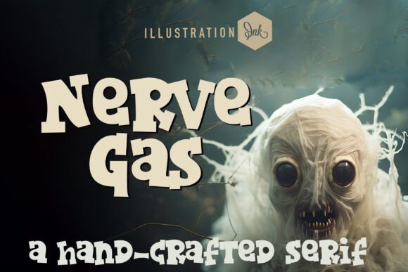 Nerve Gas Font: Bold Serif for Campaigns