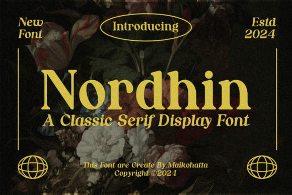 Nordhin: A Classic Serif Font for Editorial Design