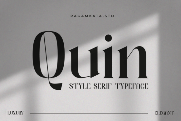 Quin: A Serif Font for Bold Branding