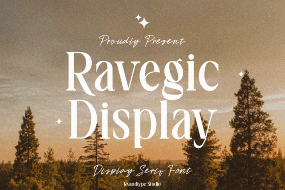 Ravegic Font: Bold Serif for Campaigns