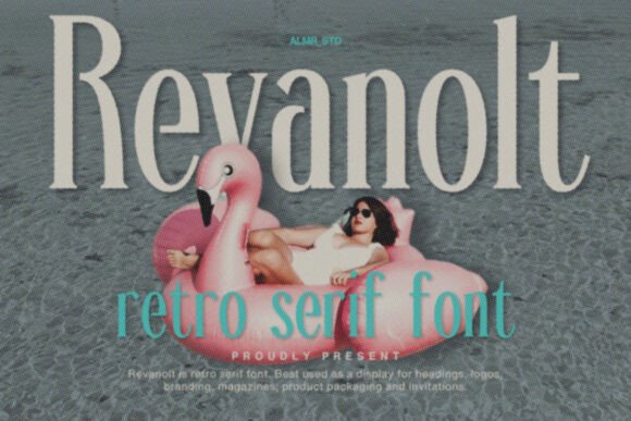 Revanolt: A Serif Font for Elegant Editorial Design