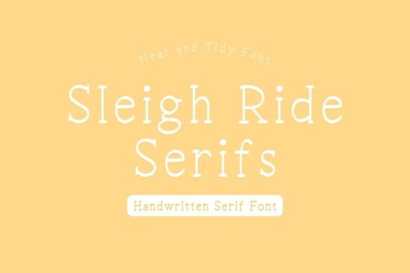Sleigh Ride Serifs: A Festive Typeface Review