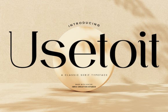 Usetoit: A Timeless Serif Typeface for Web Design