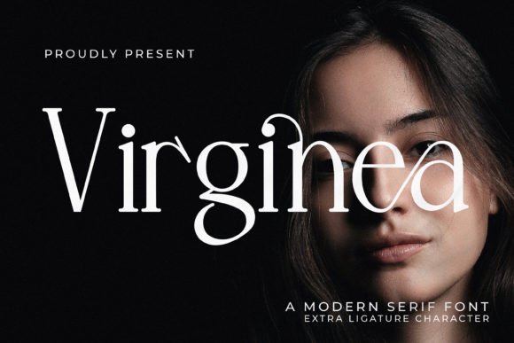 Virginea: A Refined Serif Typeface for Editorial Design
