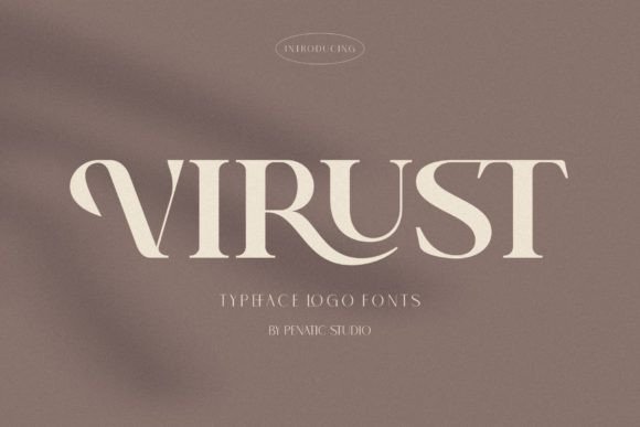 Virust: A Bold Serif Font for Strong Brand Identity